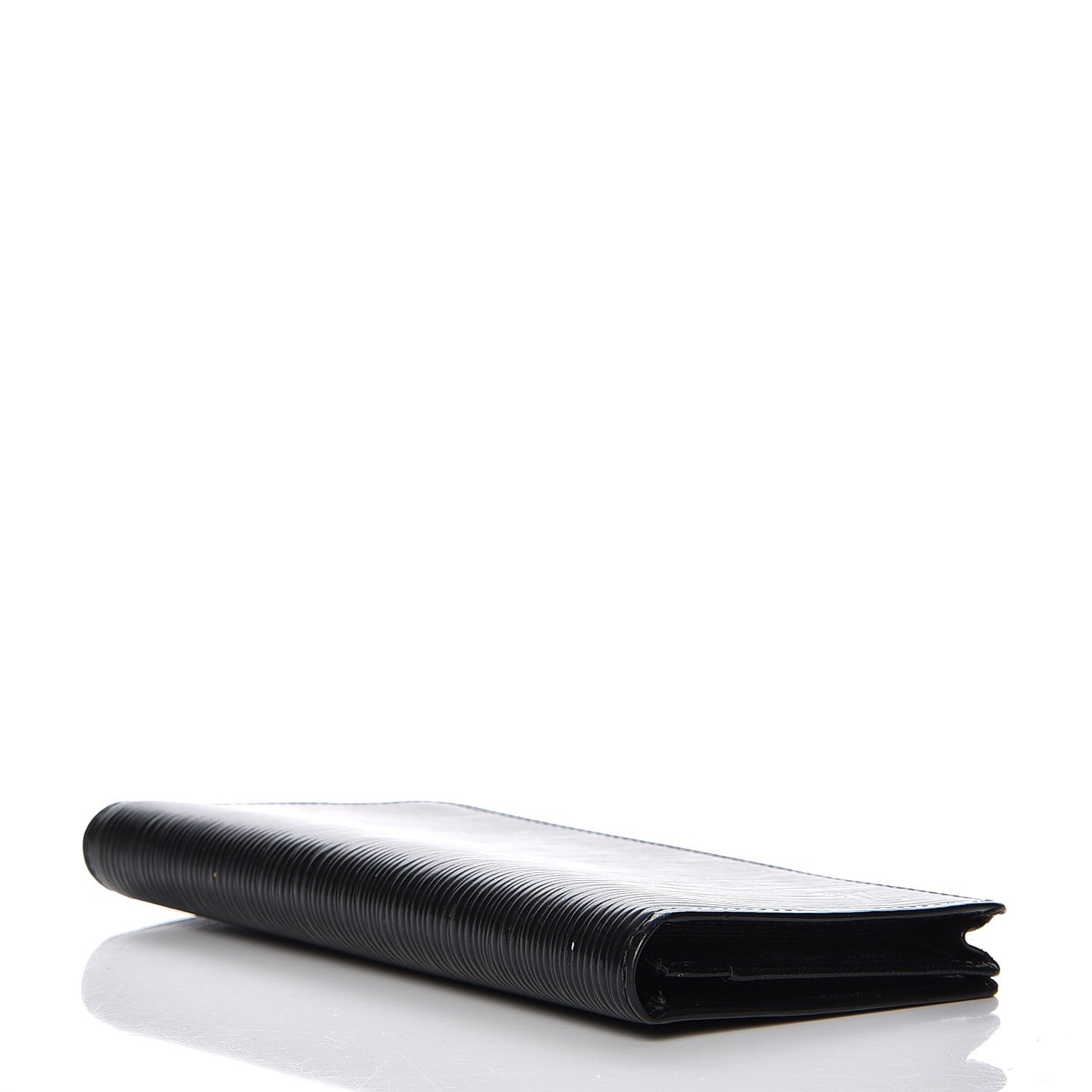 Louis Vuitton Epi Checkbook Organizer Wallet Black 4 of 10
