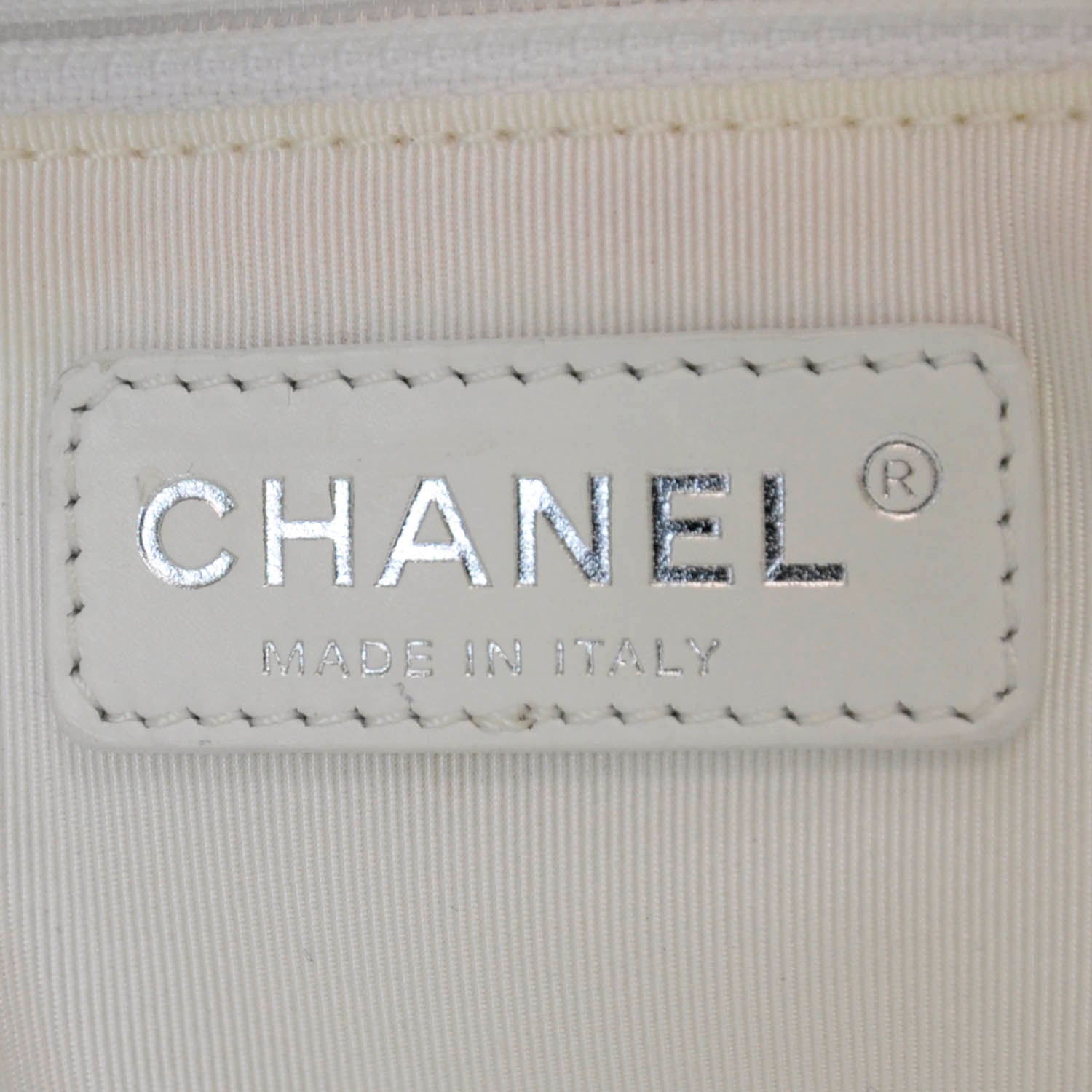 Chanel Caviar Grand Shopping Tote GST White 7 of 11