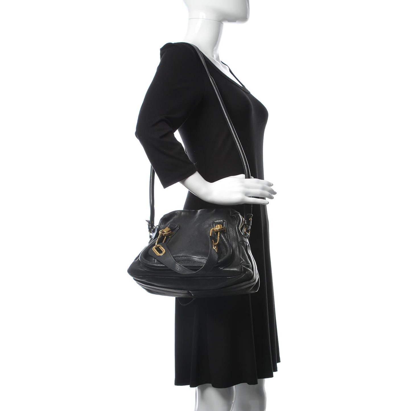 Calfskin Small Paraty Black