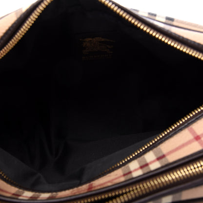 Burberry Haymarket Check Cosmetic Bag Chocolate 5 of 12