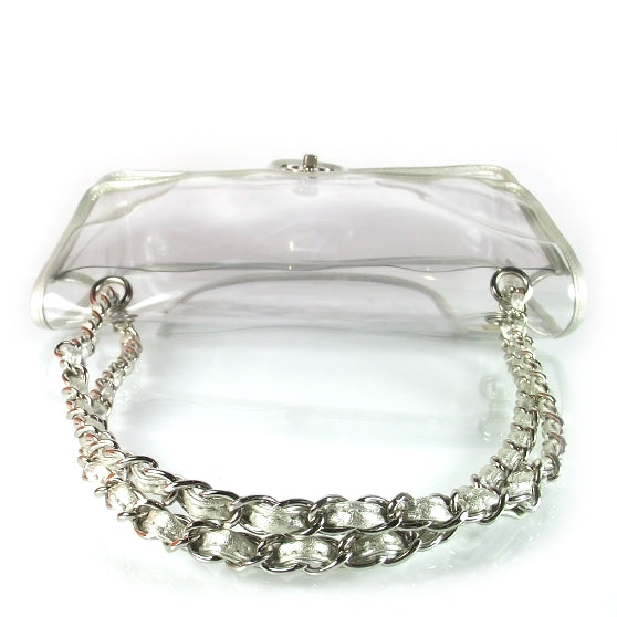 Vinyl Naked Classic Flap Silver
