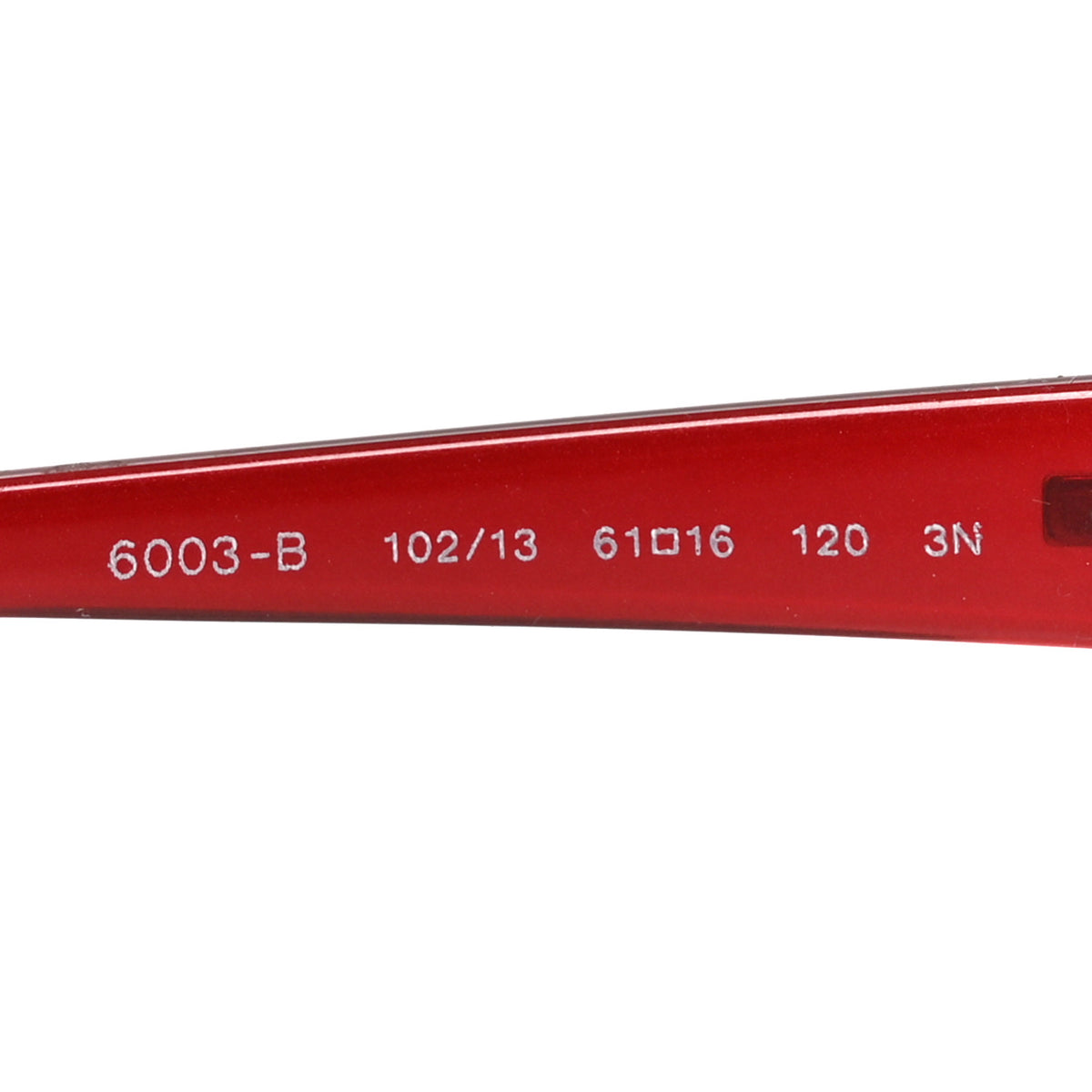 Bulgari Acetate Crystal Sunglasses 6003-B Red 6 of 7