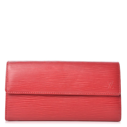 Louis Vuitton Epi Sarah Wallet Rubis 1 of 15