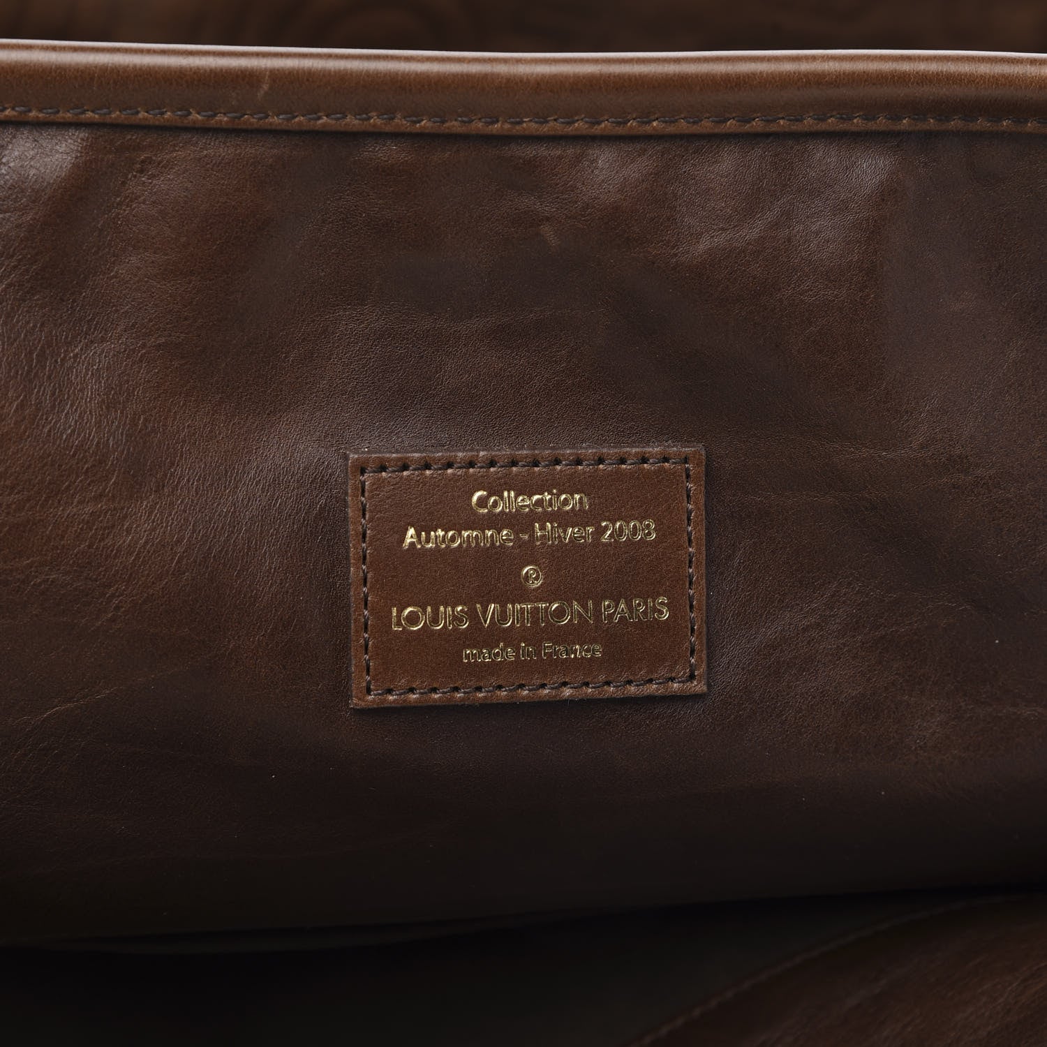 Louis Vuitton Monogram Paris Souple Whisper GM Chocolate 7 of 14