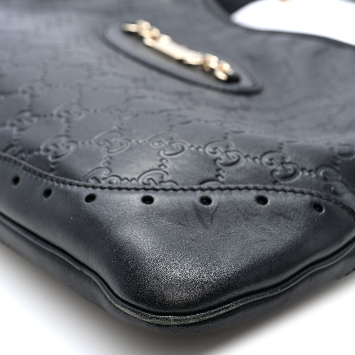 Gucci Guccissima Punch Hobo Black 10 of 10