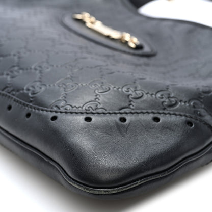 Gucci Guccissima Punch Hobo Black 10 of 10
