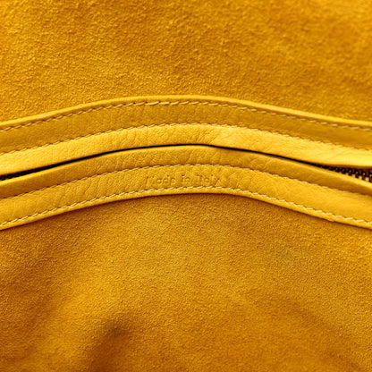 Celine Supple Calfskin Medium Phantom Luggage Yellow 5 of 24
