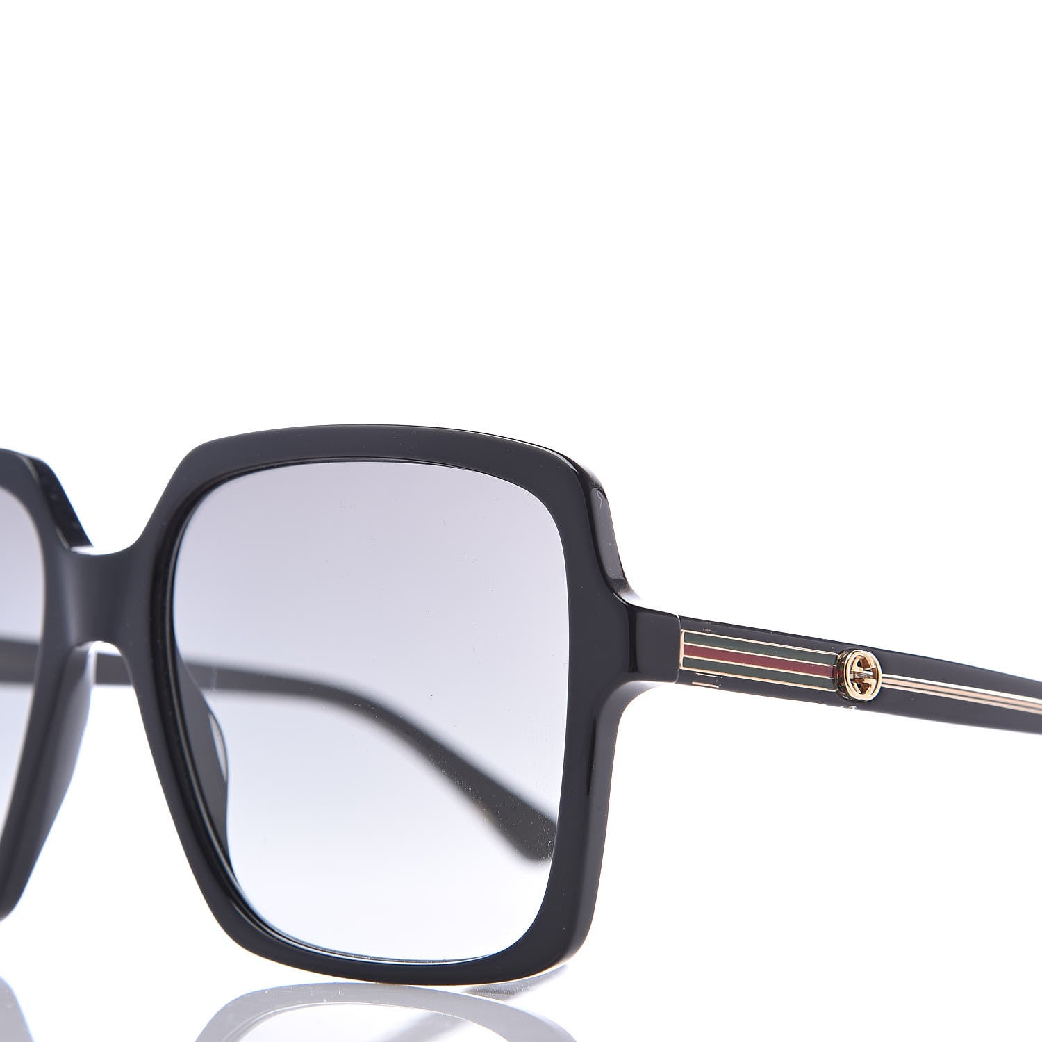 Gucci Web Sunglasses GG GG0375S Black 7 of 8