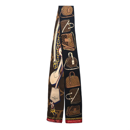 Louis Vuitton Silk Monogram Tribute To Bandeau Marron 2 of 4