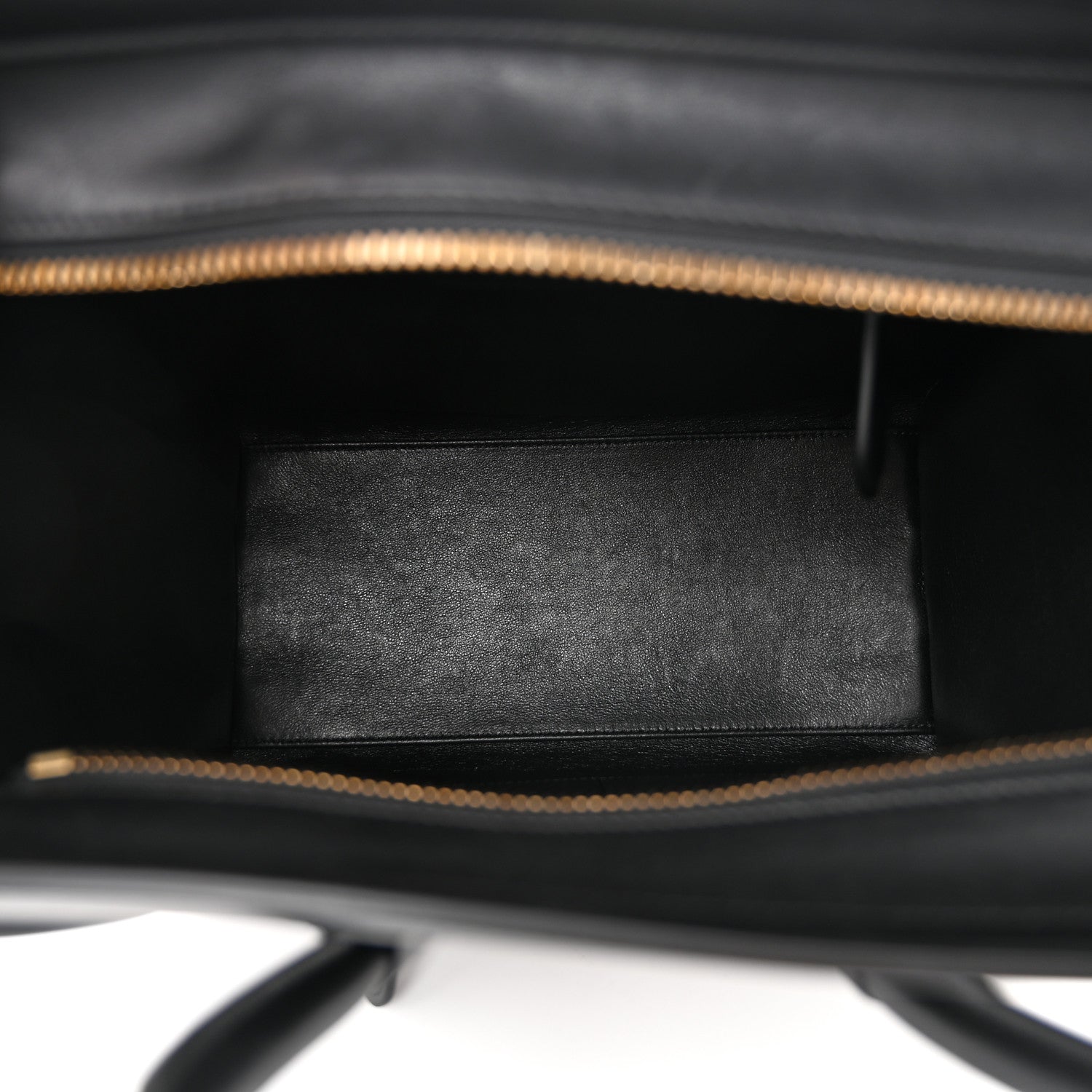 Celine Smooth Calfskin Micro Luggage Black 5 of 10
