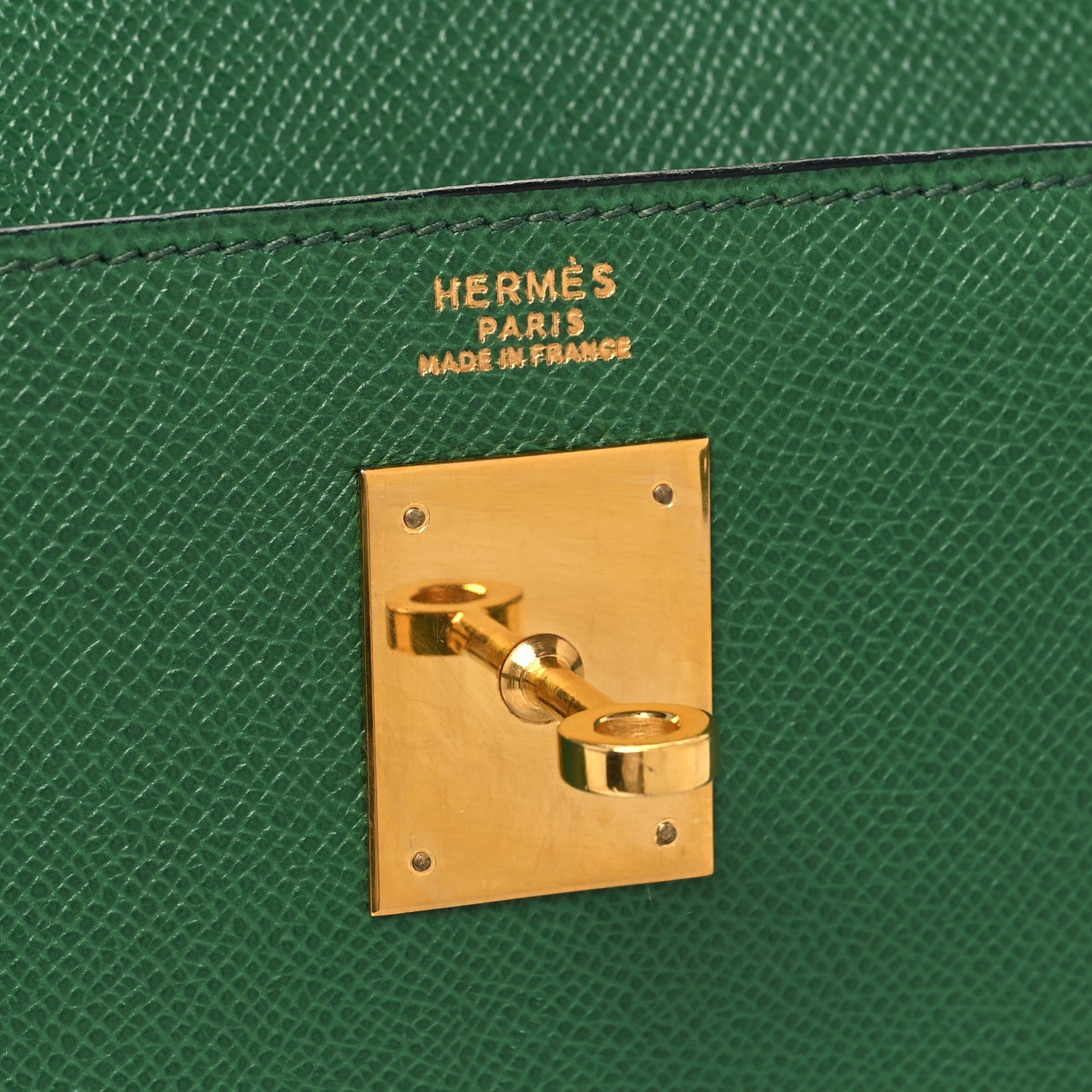 Hermes Courchevel Kelly Retourne 32 Vert Bengale 6 of 13
