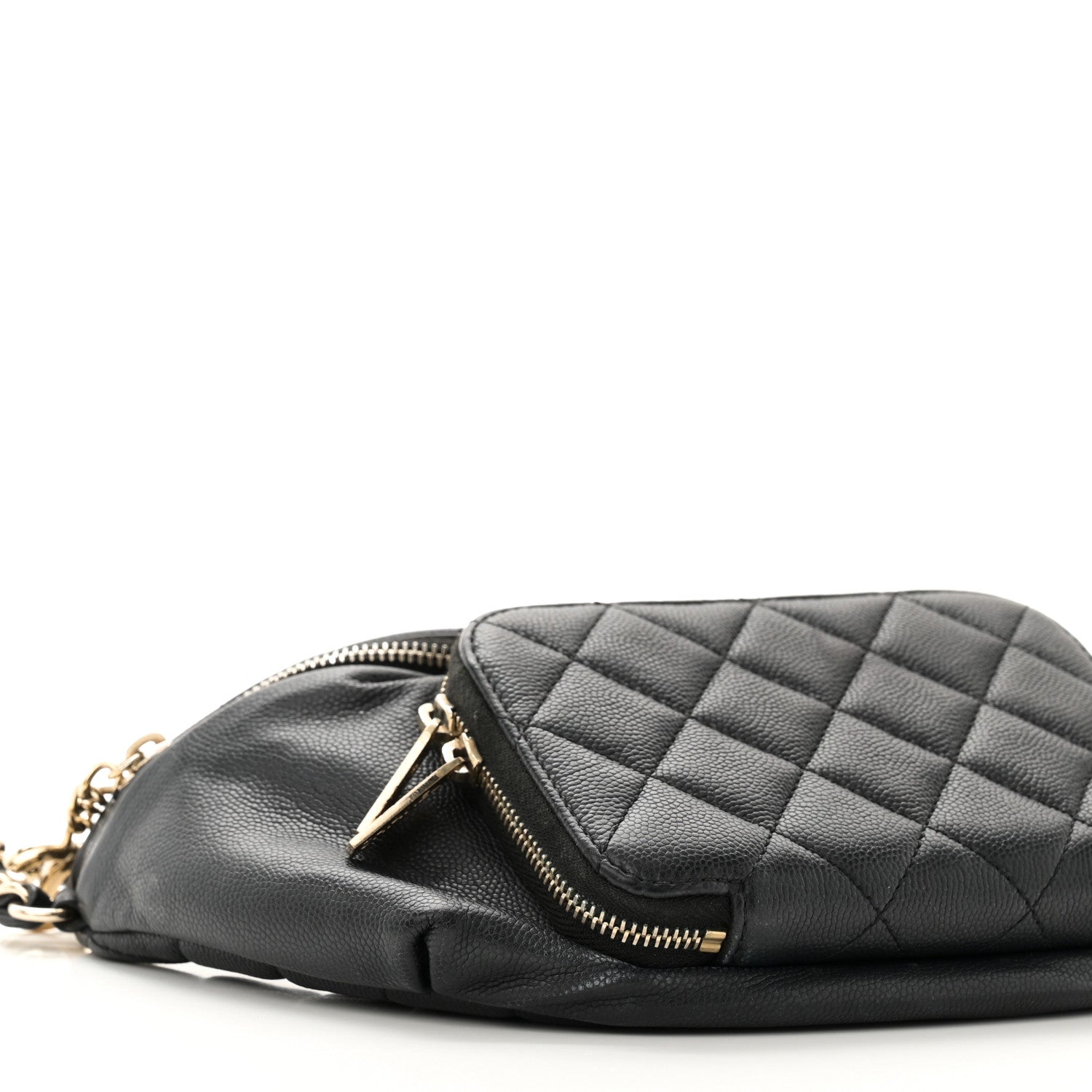 Chanel Caviar Quilted Business Affinity Waist Belt Bag Black 9 of 10