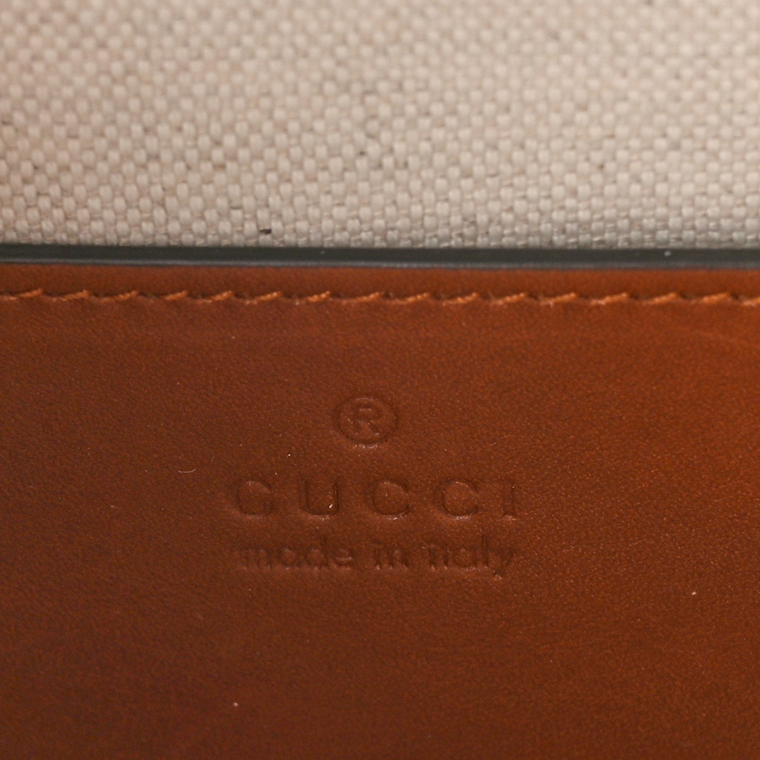 Gucci Charisma Calfskin Gucci Embossed Shoulder Flap Bag Peanut Brown 6 of 11