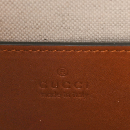 Gucci Charisma Calfskin Gucci Embossed Shoulder Flap Bag Peanut Brown 6 of 11