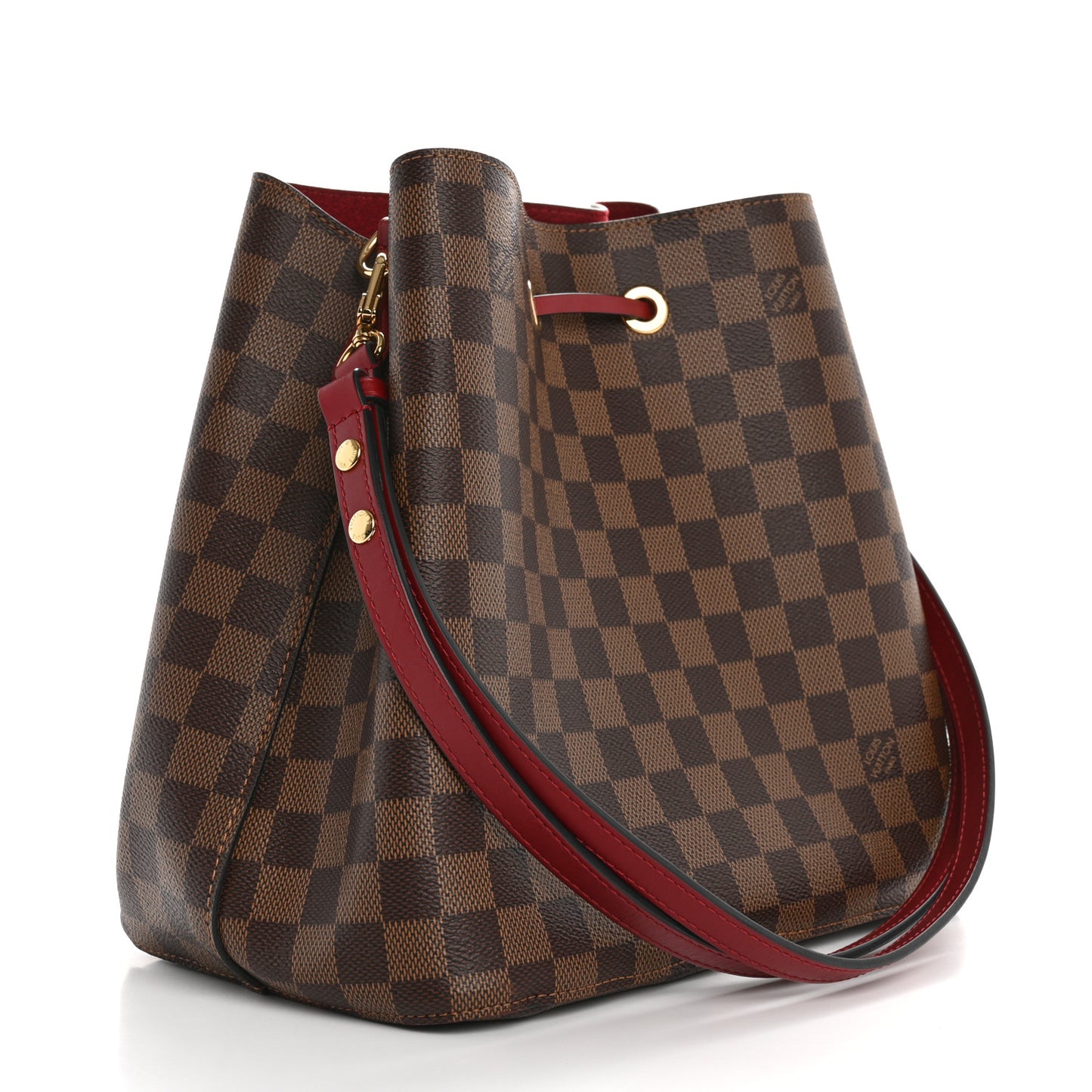 Damier Ebene Neonoe MM Cherry Berry