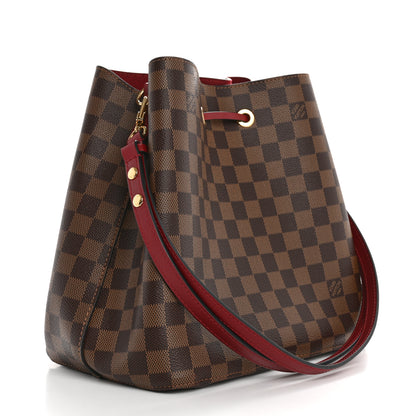 Louis Vuitton Damier Ebene Neonoe MM Cherry Berry 3 of 12