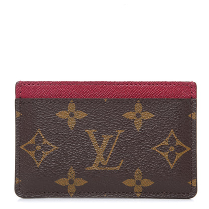 Louis Vuitton Monogram Card Holder Fuchsia 1 of 10