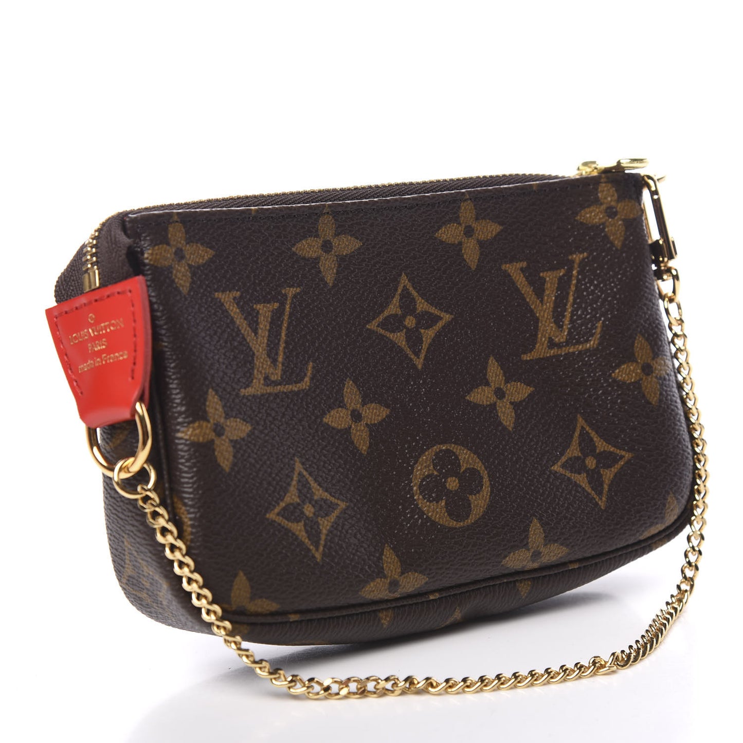 Monogram 2020 Christmas Animation Bumper Cars Mini Pochette Accessories Coquelicot