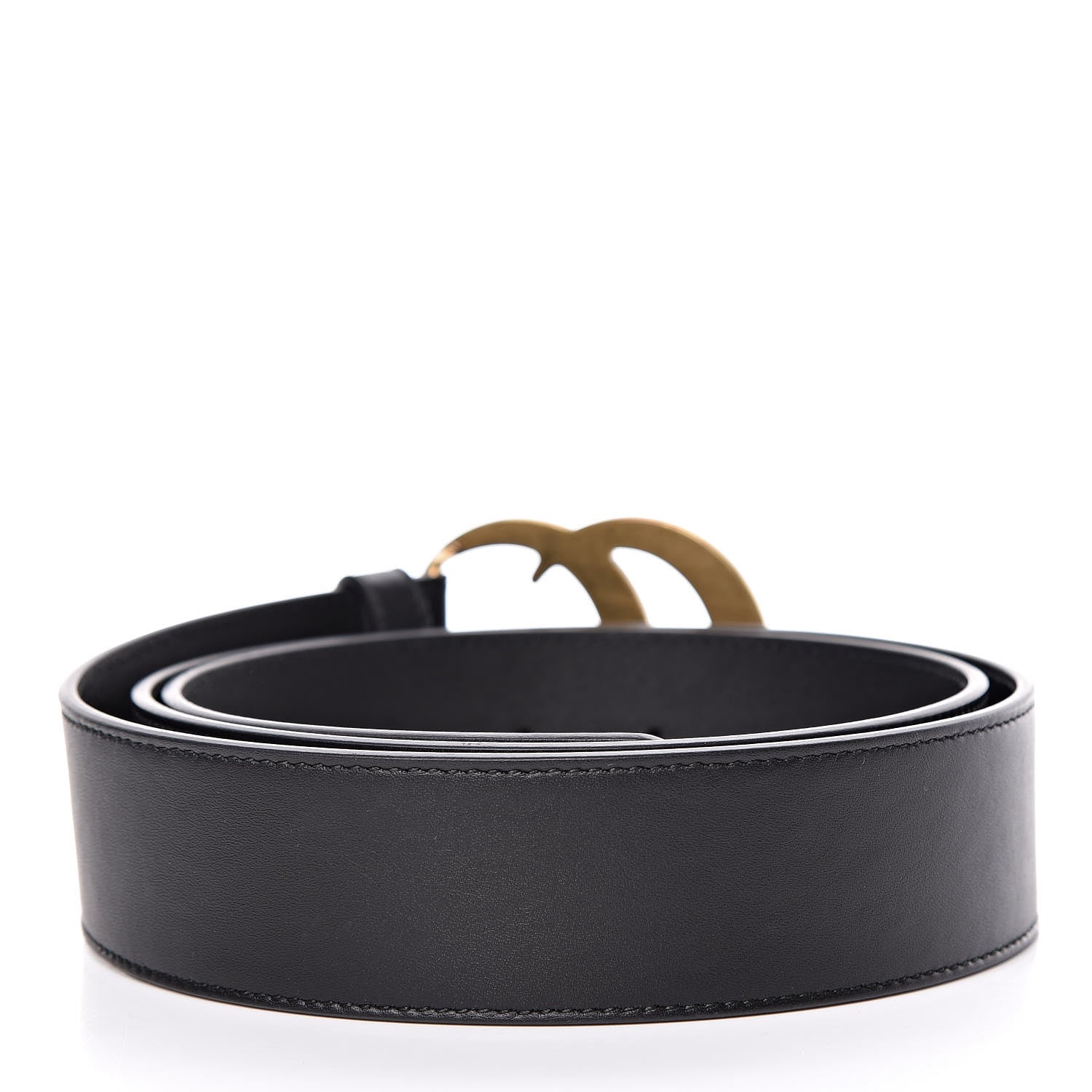 Gucci Calfskin Double G 40mm Belt 100 40 Black 3 of 9