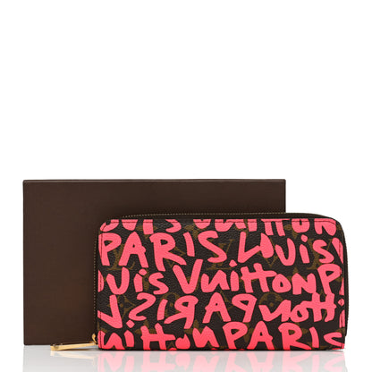Louis Vuitton Monogram Graffiti Zippy Wallet Fuchsia 22 of 22