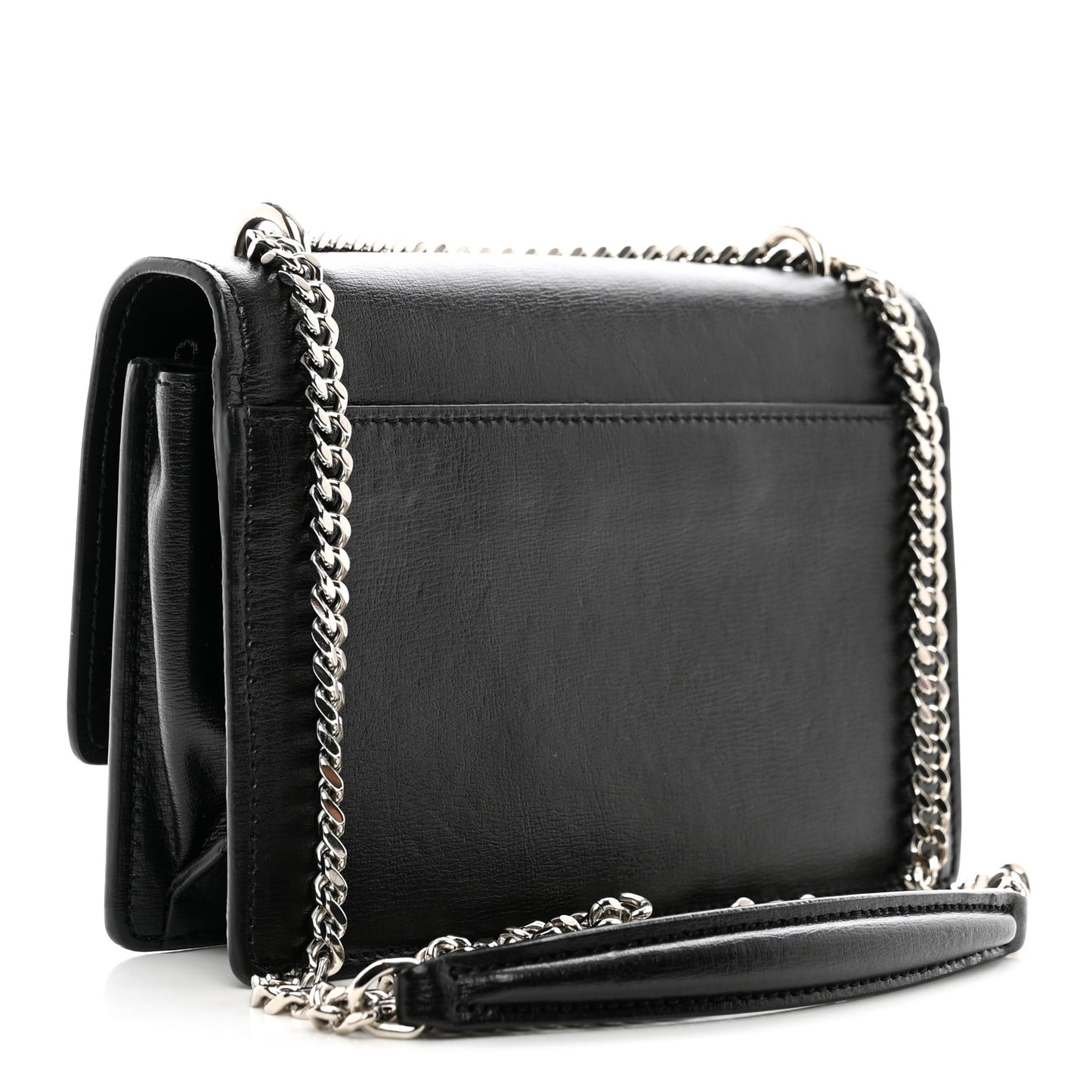 Calfskin Monogram Sunset Chain Wallet Sunset Black