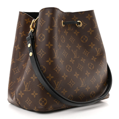 Louis Vuitton Monogram Neonoe MM Black 3 of 11