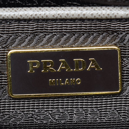 Prada Saffiano Lux Large Promenade Tote Argilla 8 of 10