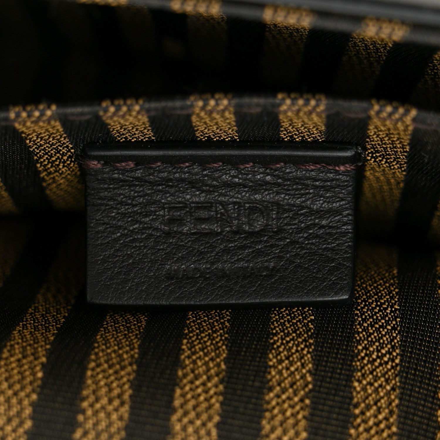Fendi Vitello Palmellato Wallet on Chain with Pouches Black 7 of 12