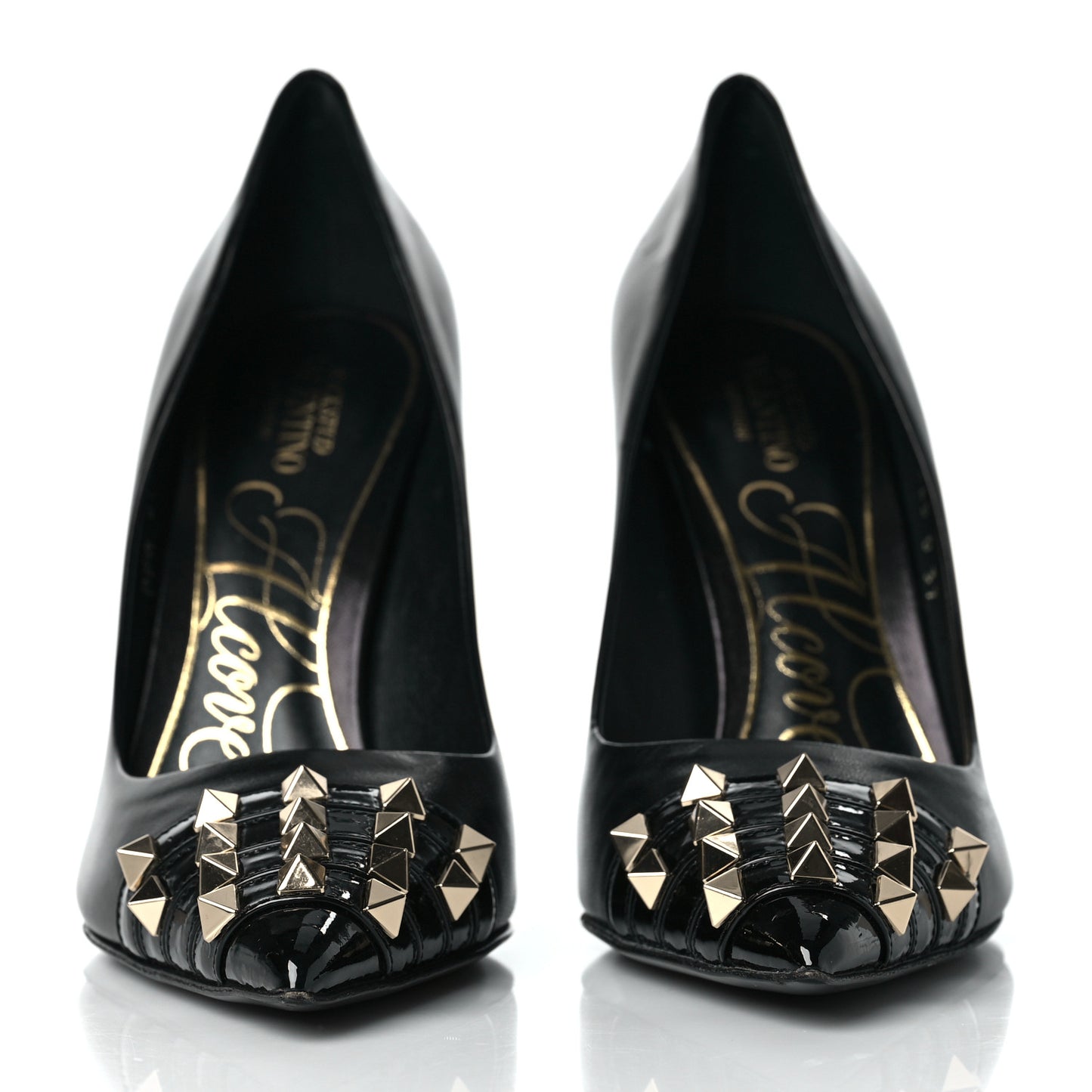 Kidskin Rockstud Alcove 110mm Pumps 37 Black