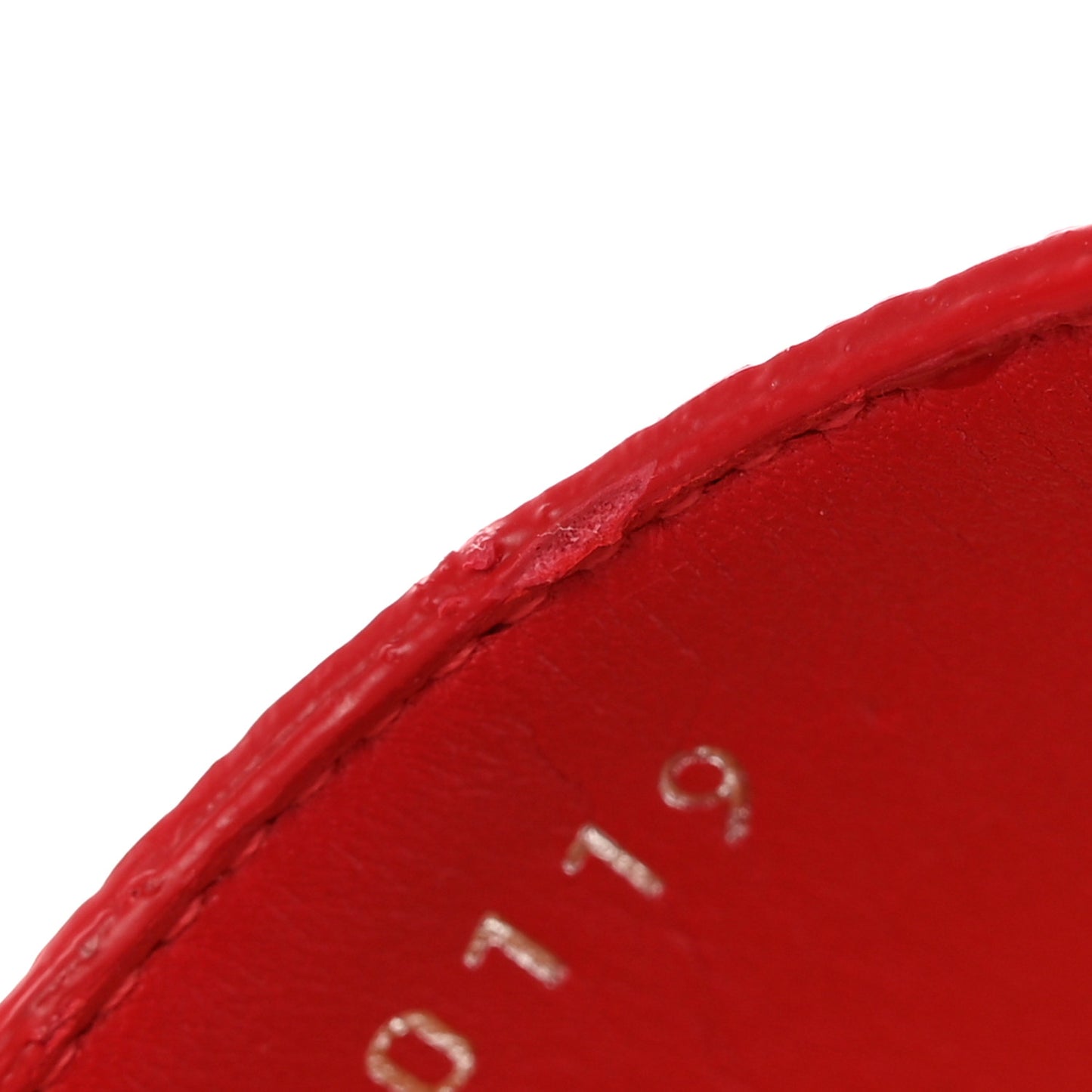 Monogram Giant Sandals 38.5 Rouge