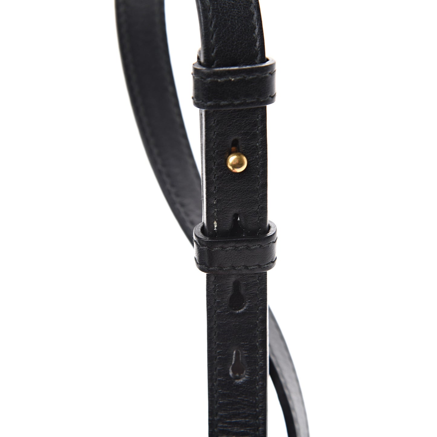 Calfskin Matelasse Small GG Marmont Chain Shoulder Bag Black