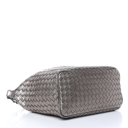 Bottega Veneta Metallic Grosgrain Intrecciato Small Shoulder Bag 4 of 10