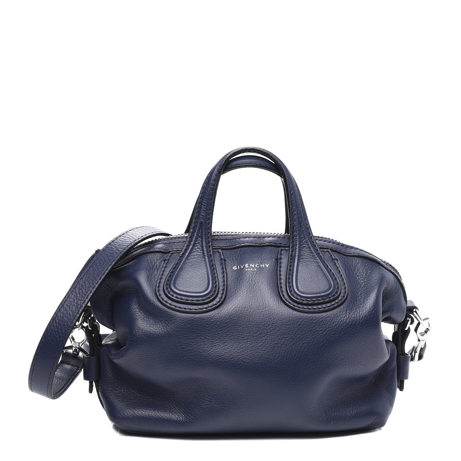 Givenchy Waxed Calfskin Micro Nightingale Navy 1 of 10