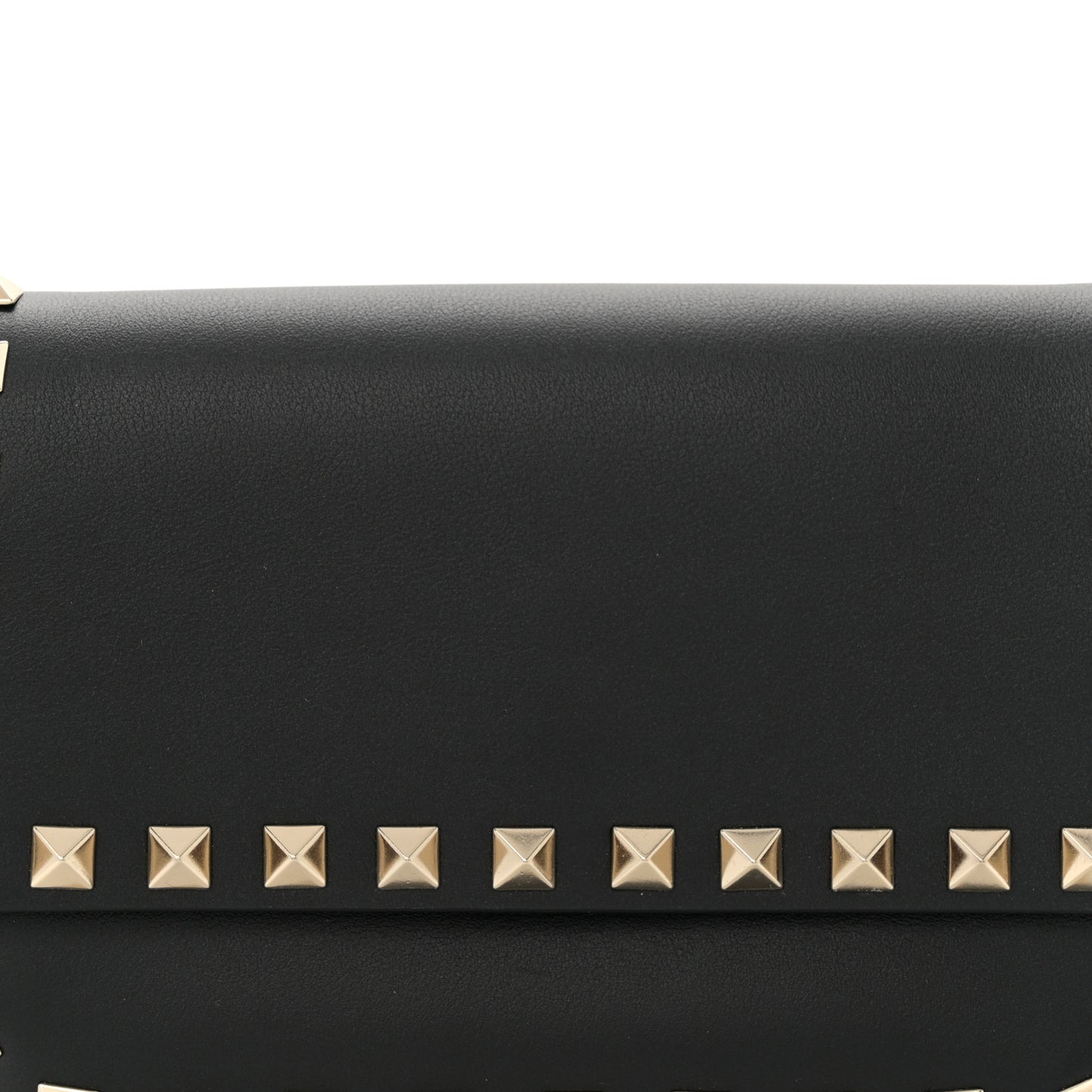Vitello Rockstud Belt Bag Black