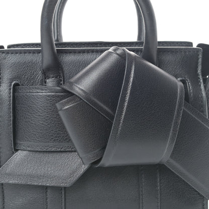 Mulberry x ACNE STUDIOS Grained Calfskin Musubi Bayswater Satchel Black 9 of 9