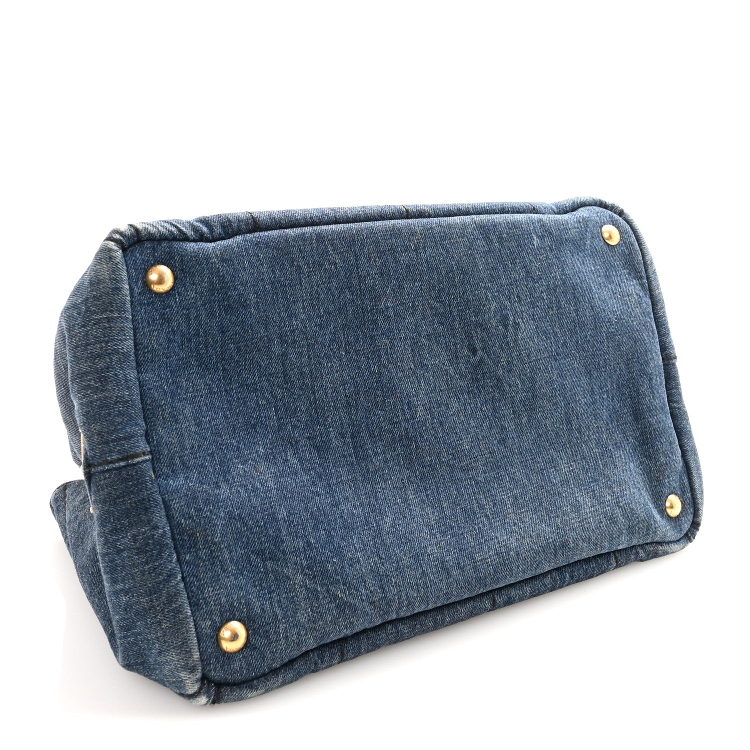 Prada Denim Canapa Logo Tote Avio 4 of 9