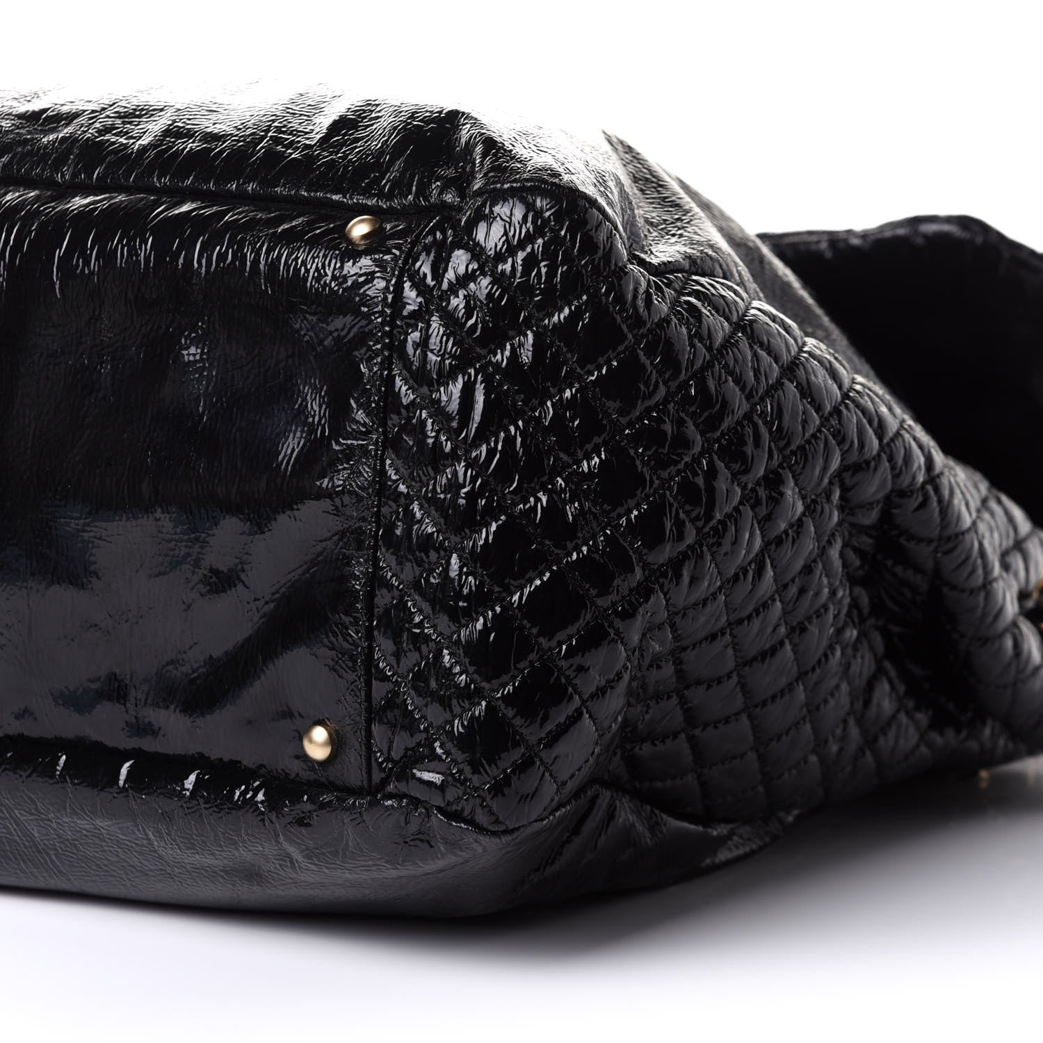 Chanel Vinyl XXL Rock and Chain Flap Black 10 of 10
