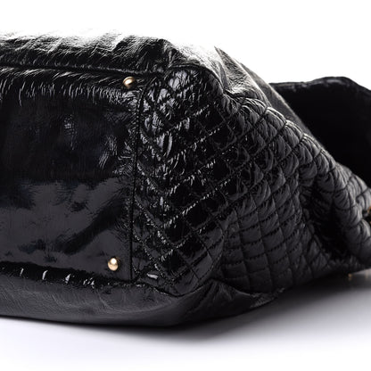 Chanel Vinyl XXL Rock and Chain Flap Black 10 of 10