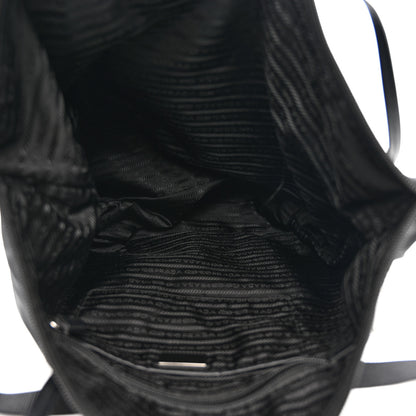Prada Tessuto Nylon Saffiano Tote Black 5 of 10