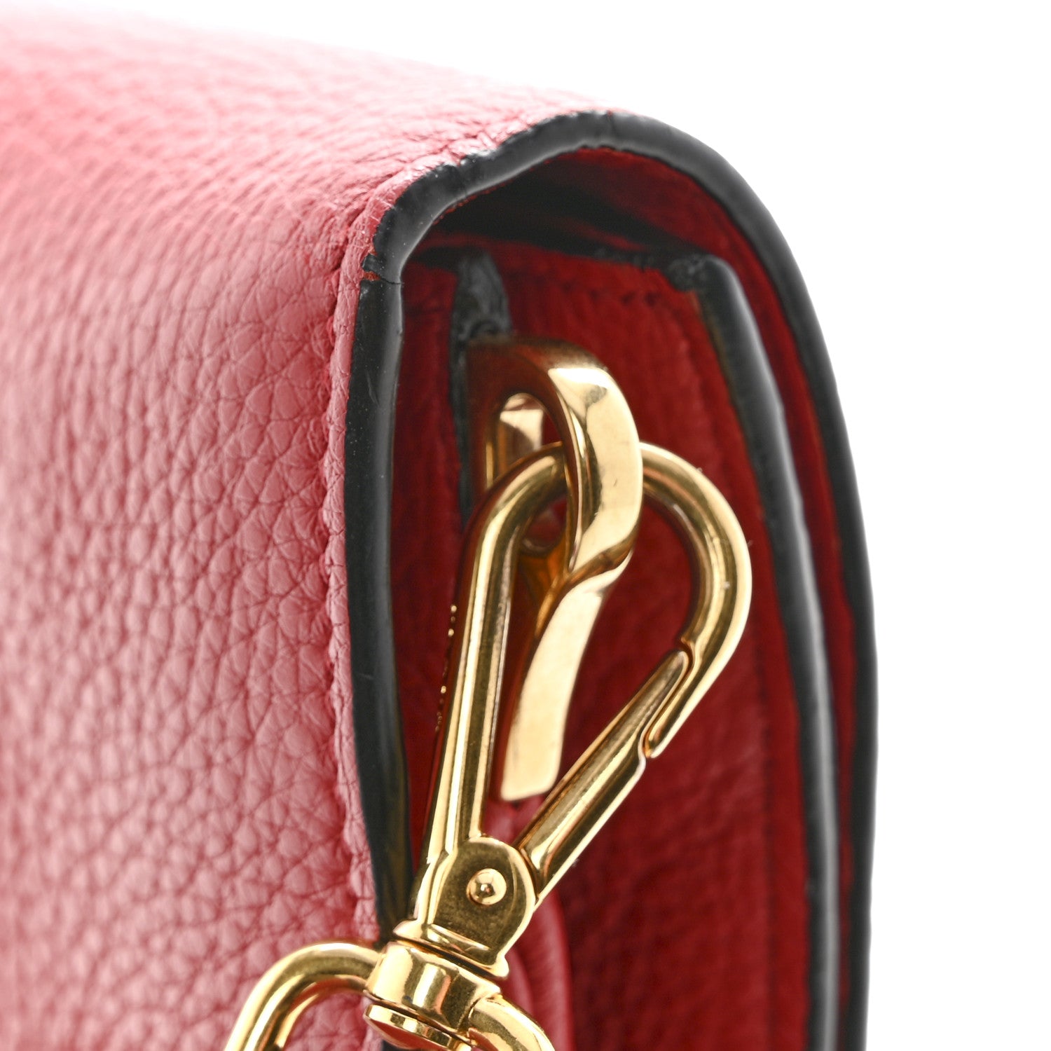 Prada Vitello Daino Flap Crossbody Rosso 16 of 16