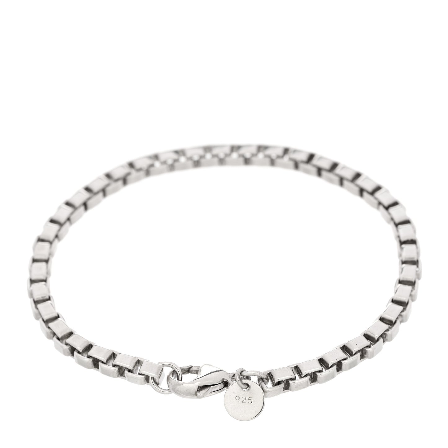 Sterling Silver 4mm Venetian Link Bracelet