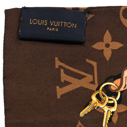 Louis Vuitton Silk Monogram Confidential Bandeau Brown 4 of 4