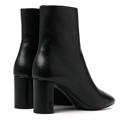 Saint Laurent Nappa Vendome Loulou Ankle Zip Boot 38 Black 4 of 9