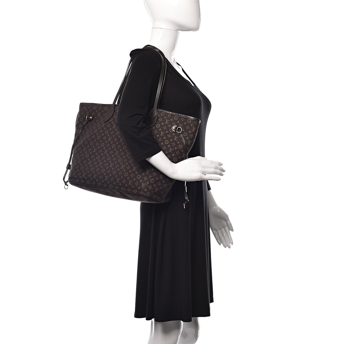 Monogram Idylle Neverfull MM Fusain