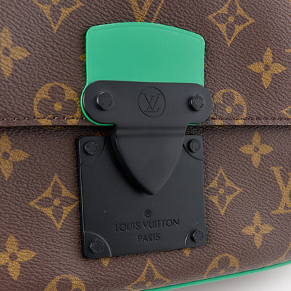 Louis Vuitton Monogram Macassar S Lock Messenger Minty Green 9 of 13