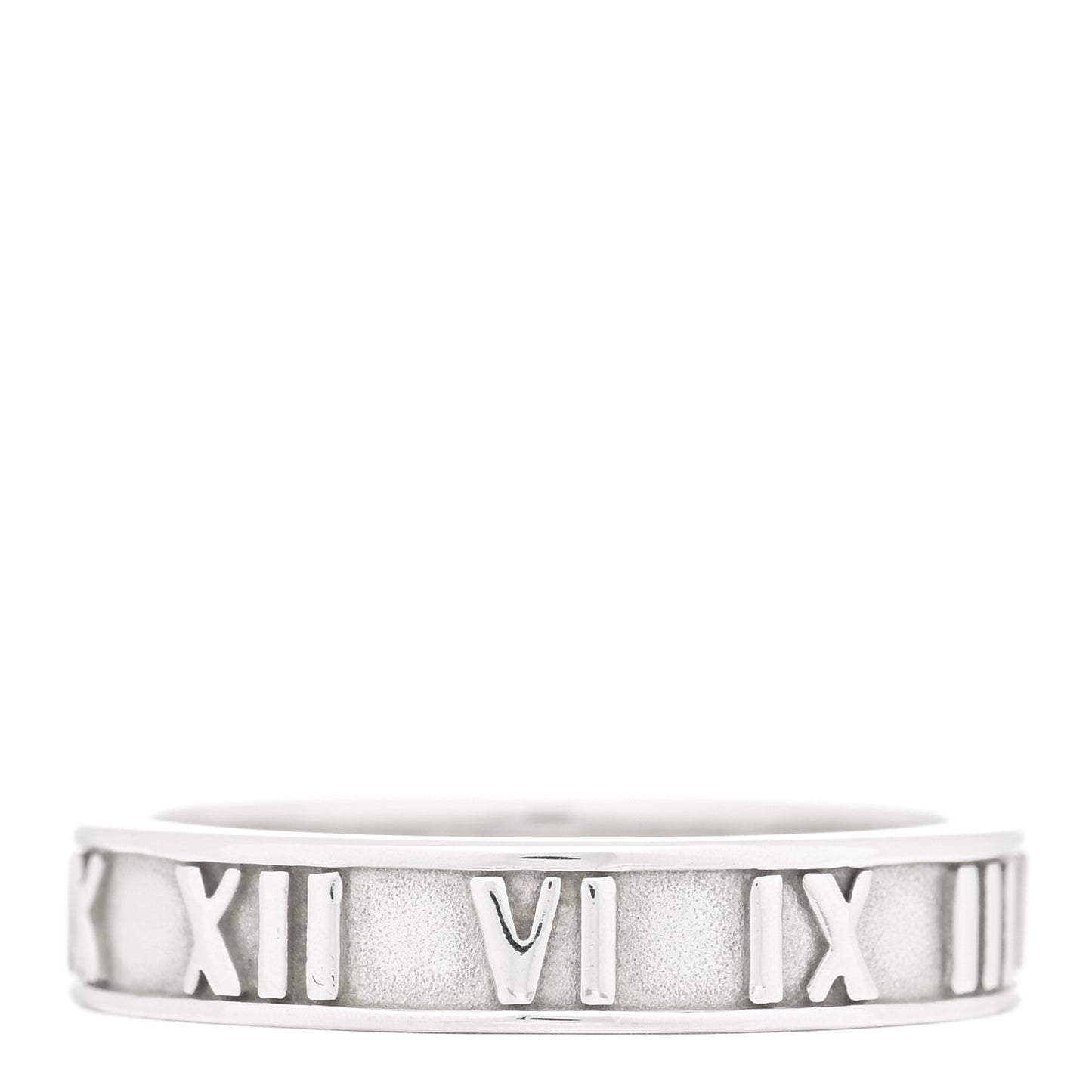 Sterling Silver Narrow Atlas Ring 53 6.5