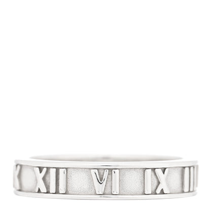 Tiffany Sterling Silver Narrow Atlas Ring 53 6.5 3 of 4