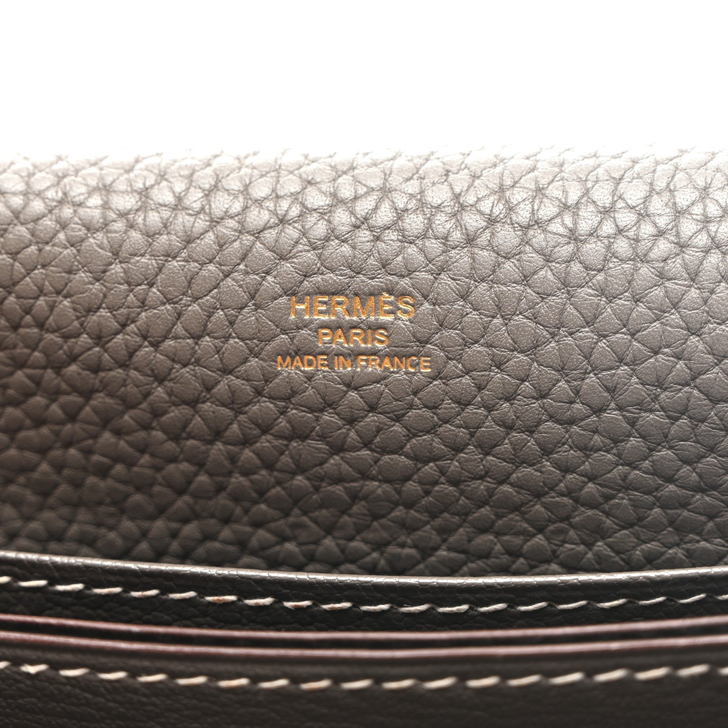 Hermes Taurillon Clemence Sac Roulis 23 Etain 6 of 12