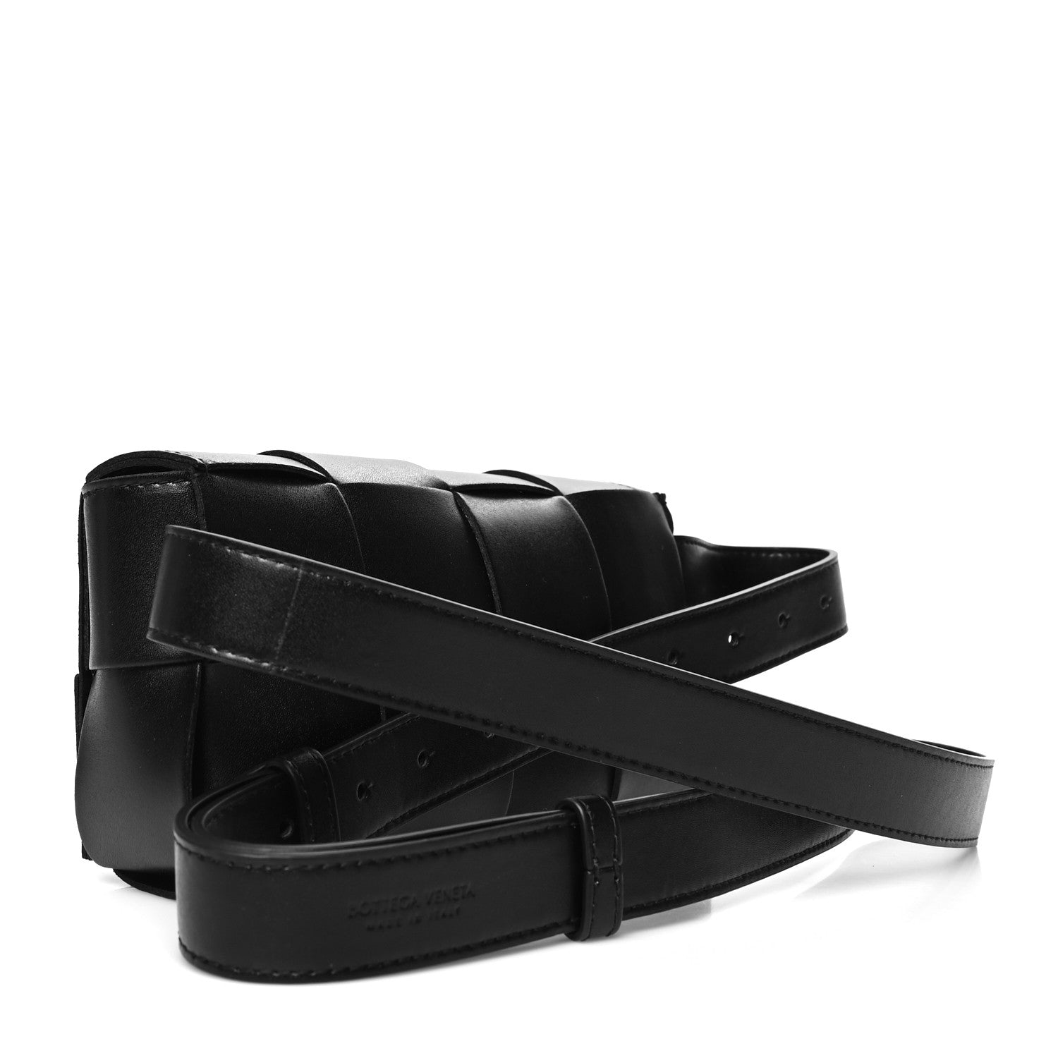 Bottega Veneta Nappa Maxi Intreccio The Belt Cassette Bag Black 3 of 9