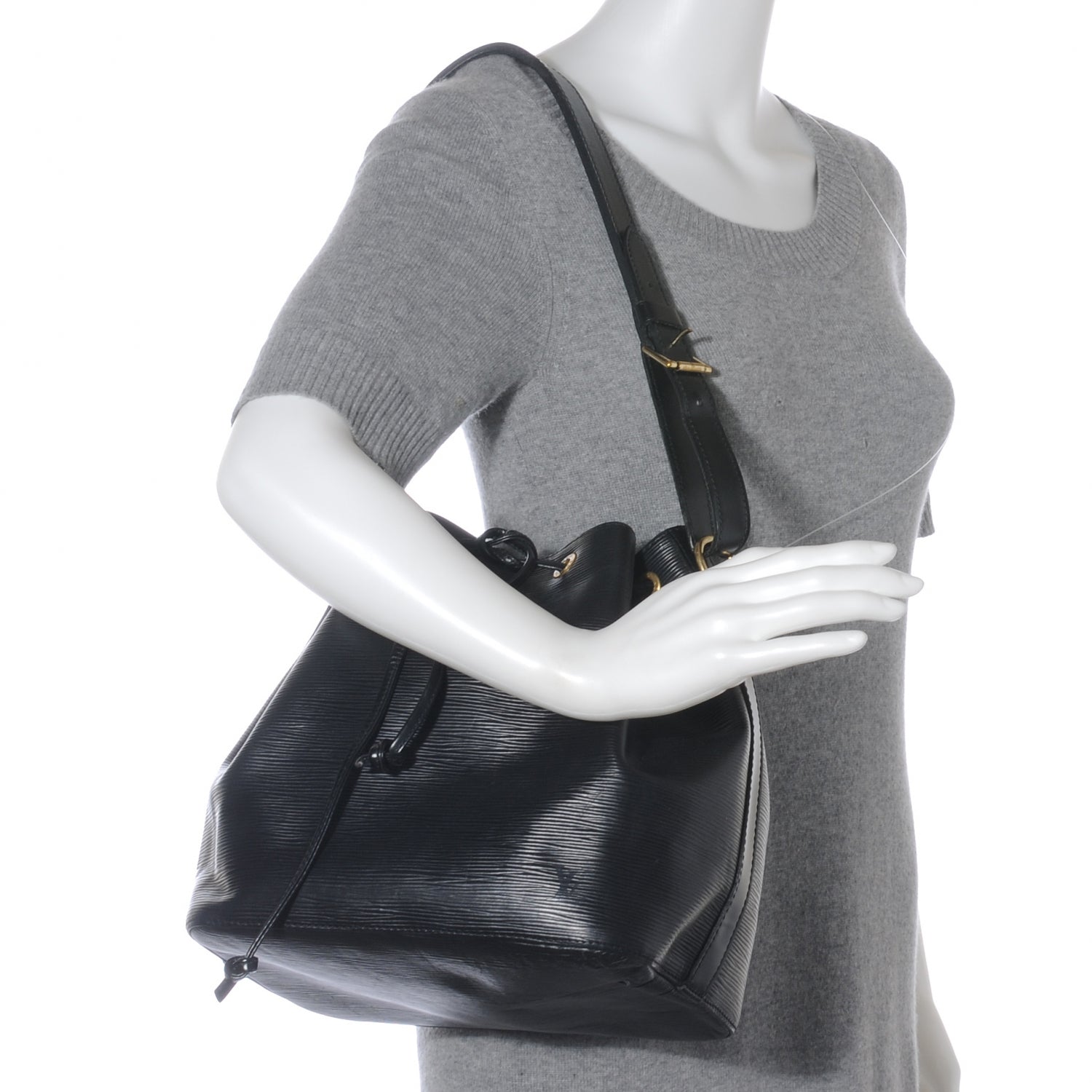 Louis Vuitton Epi Petit Noe Black 2 of 7